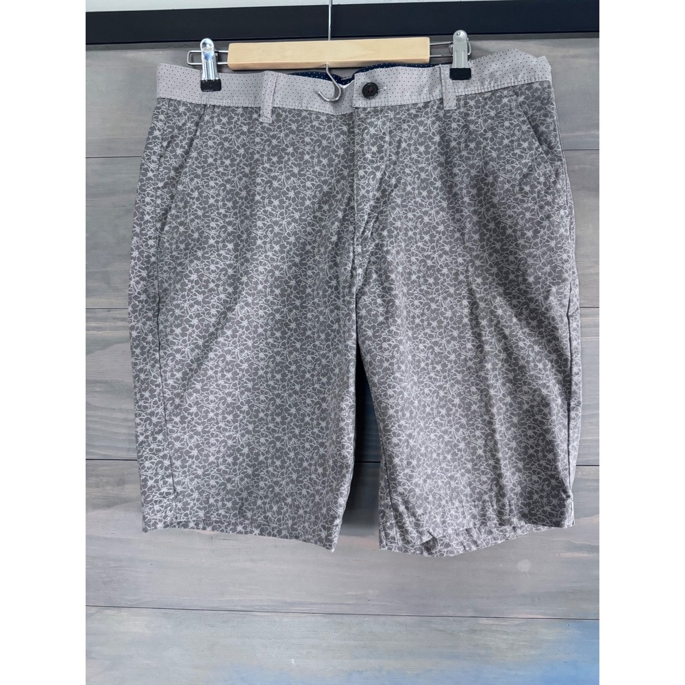 Hudson & Barrow Shorts Khaki Size 32‎ Men's Gray Cotton Preppy Golf